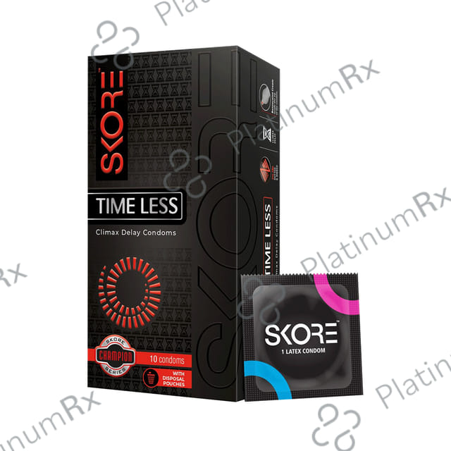 Skore Timeless Climax Delay Dotted & Ribbed Condom 10s