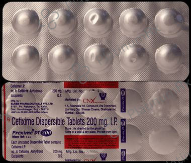 Prexime 200mg Tablet DT