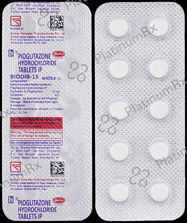Biodib 15mg Tablet 10s