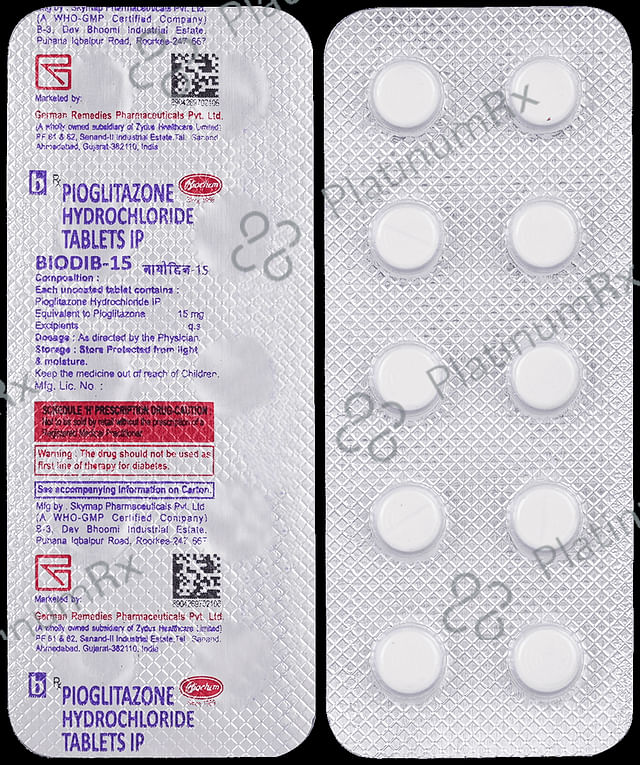 Biodib 15mg Tablet 10s