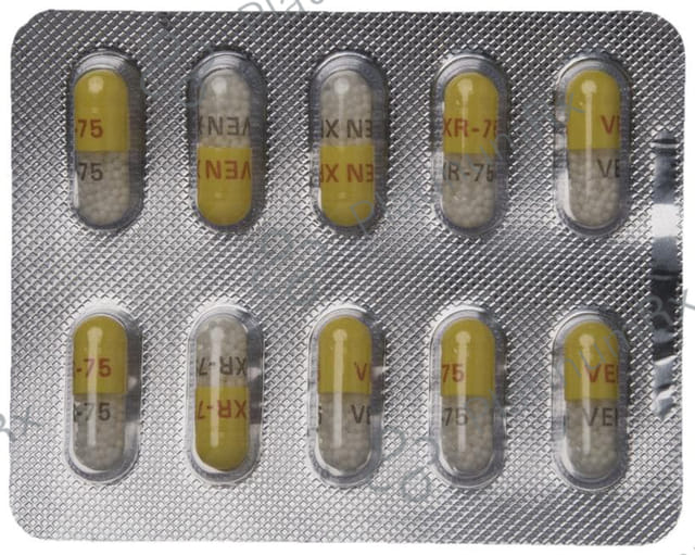 Venlor XR 75mg Capsule PR 10s