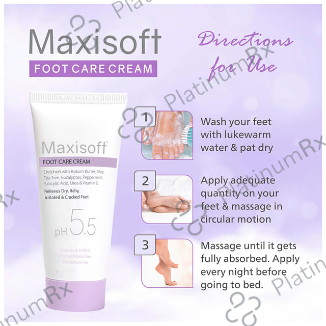 Maxisoft Foot Care Cream (60gm Each) 4 Tubes
