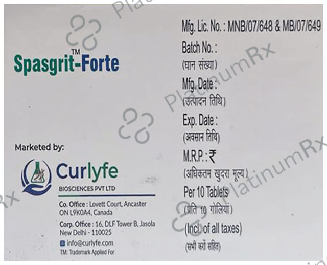 Spasgrit-Forte Tablet