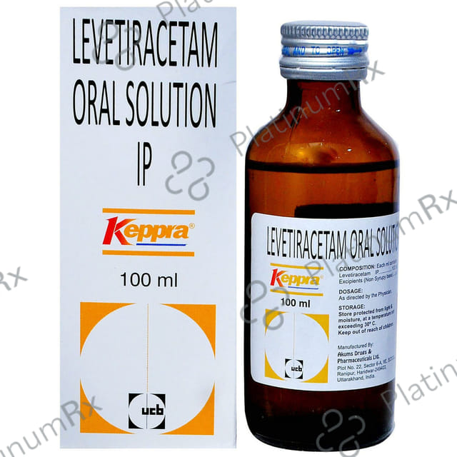 Keppra 100mg Solution 300ml