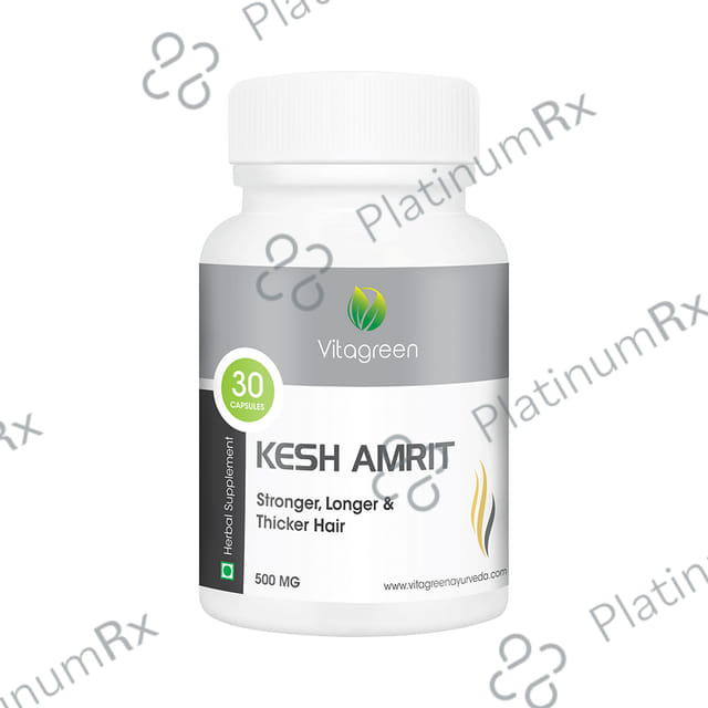 Vitagreen Kesh Amrit 500mg Capsule