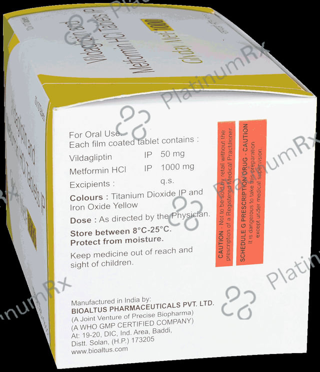 Glyday Met 1000mg Tablet 10s