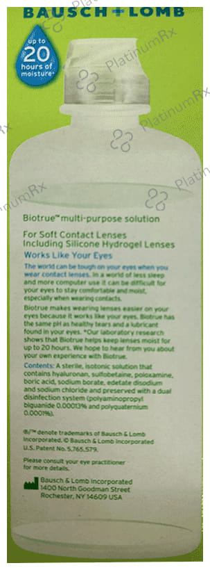 Bio True Multi Purpose Lens Solution 120ml