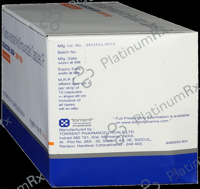 Rozucor ASP 20/150mg Capsule 10s