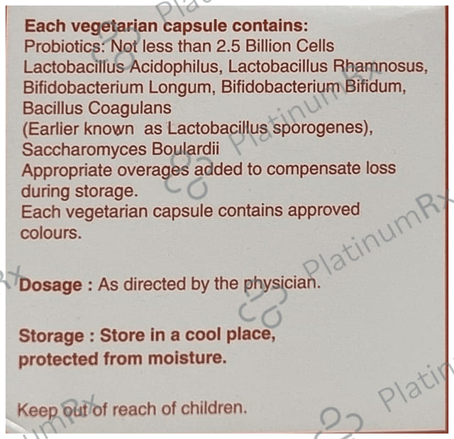 Sporlac Plus 2.5B Capsule 10s