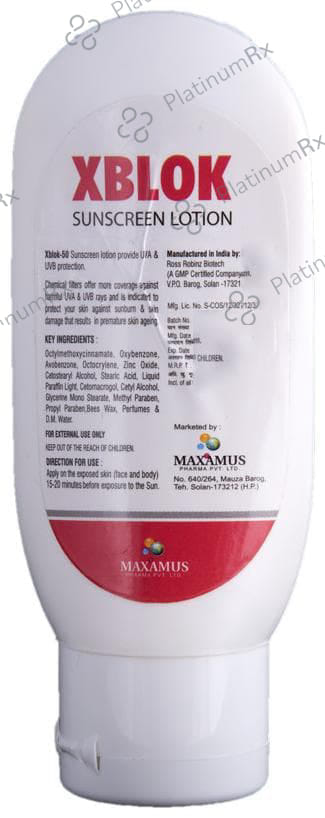 Xblok SPF 50+ Lotion 60ml