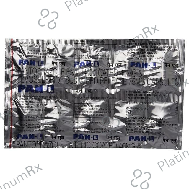 Pan L Capsule 75/40mg Capsule SR 10s