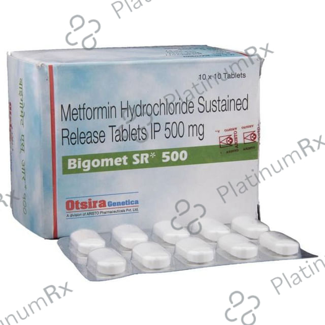 Bigomet SR 500mg Tablet 10s
