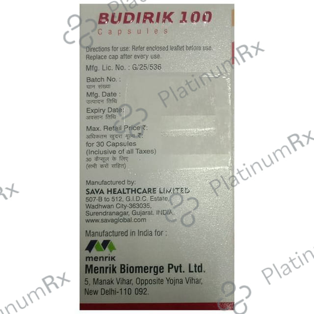 Budirik 100 Capsule