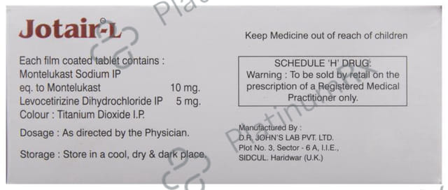 Jotair L 5/10mg Tablet 10s