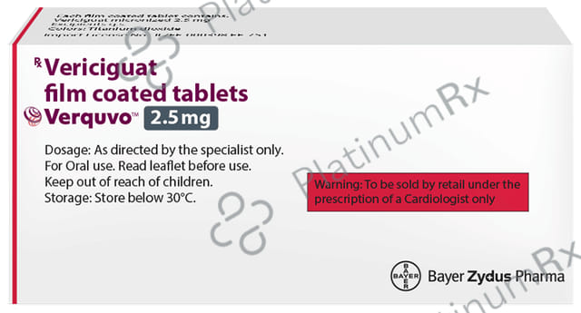 Verquvo 2.5mg Tablet 14s