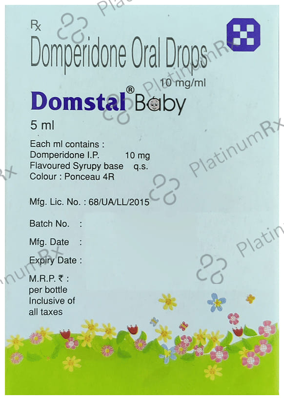 Domstal 10mg Baby Oral Drop Strawberry 5ml