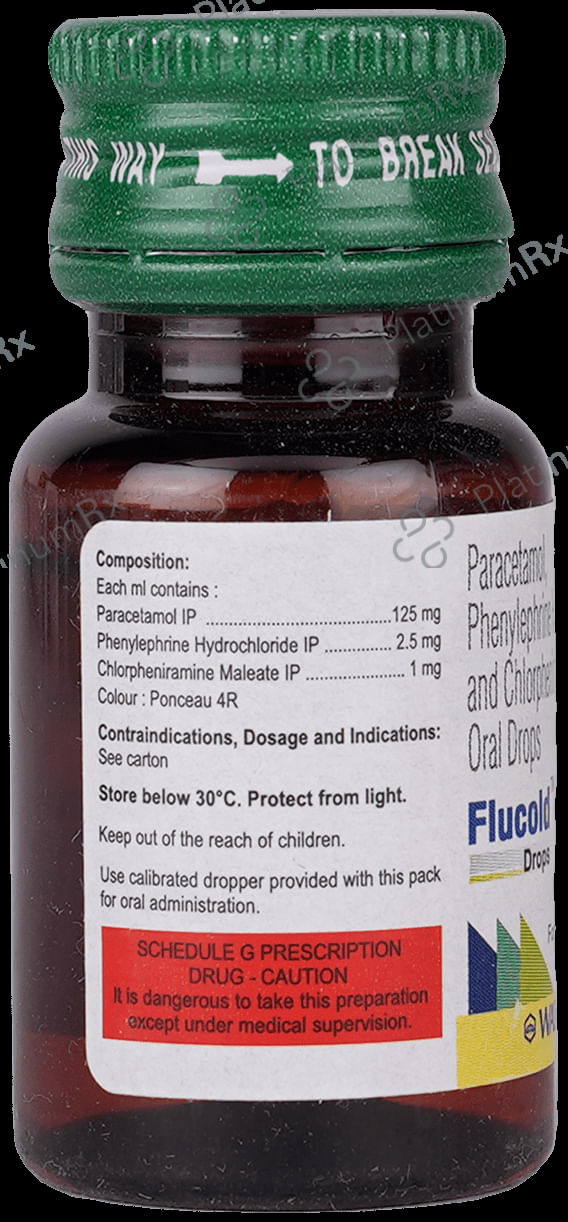Flucold 1/125/2.5mg Oral Drops 15ml