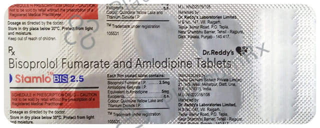 Stamlo Bis 5/2.5mg Tablet 10s