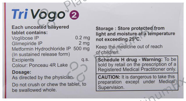 Trivogo 2/500/0.2mg Tablet SR 10s