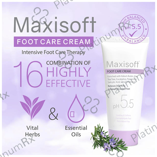Maxisoft Foot Care Cream (60gm Each) 2 Tubes