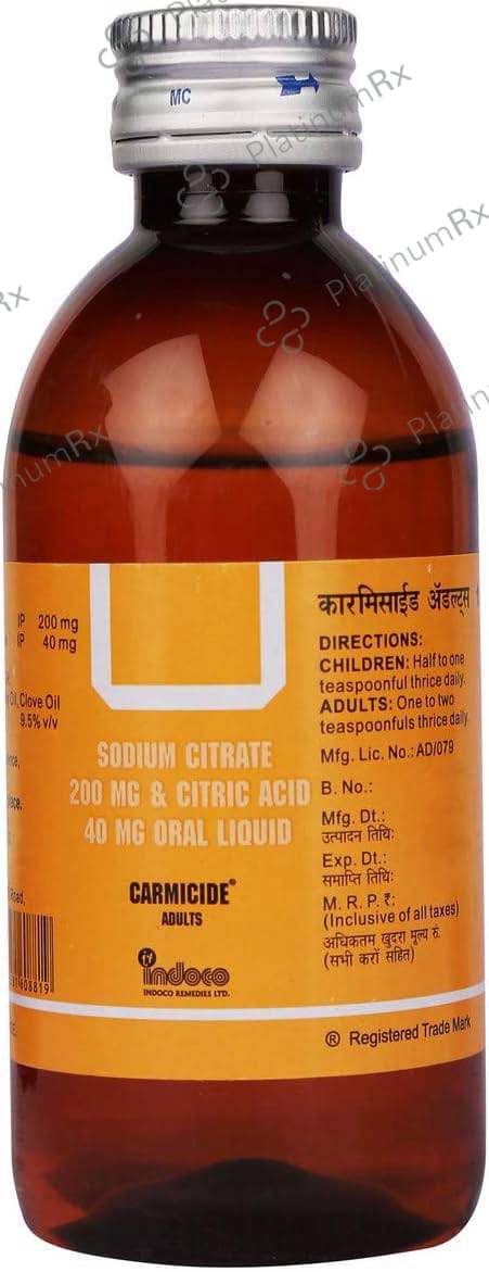 Carmicide Plus Adults Liquid 100ml