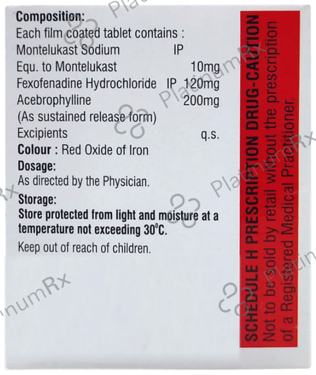 Fexovax AM Tablet ER 10s