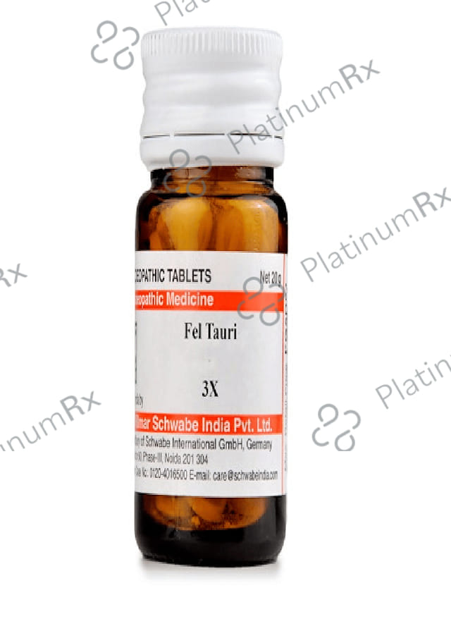 Dr Willmar Schwabe India Fel Tauri Trituration Tablet 3X
