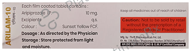 Arilam 10 Tablet