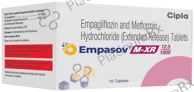 Empasov M XR 12.5/1000mg Tablet 10s