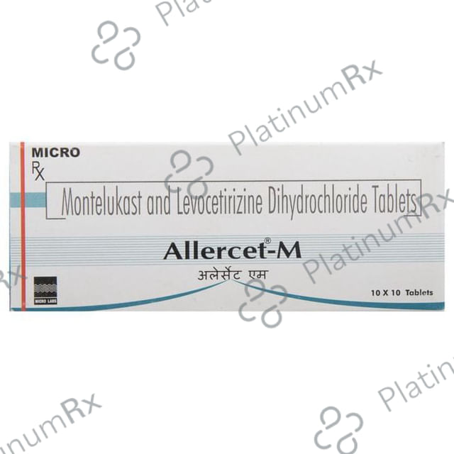 Allercet M 5/10mg Tablet 10s