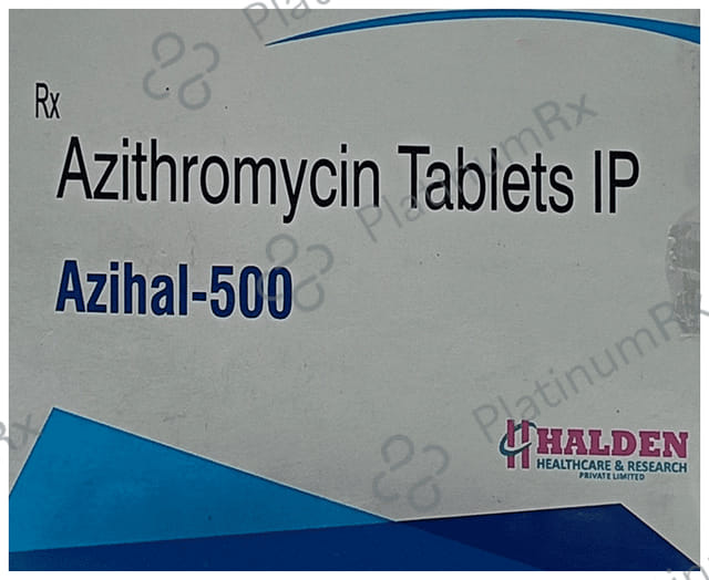 Azihal 500mg Tablet 3s (Halden Healthcare & Research Pvt. Ltd.)