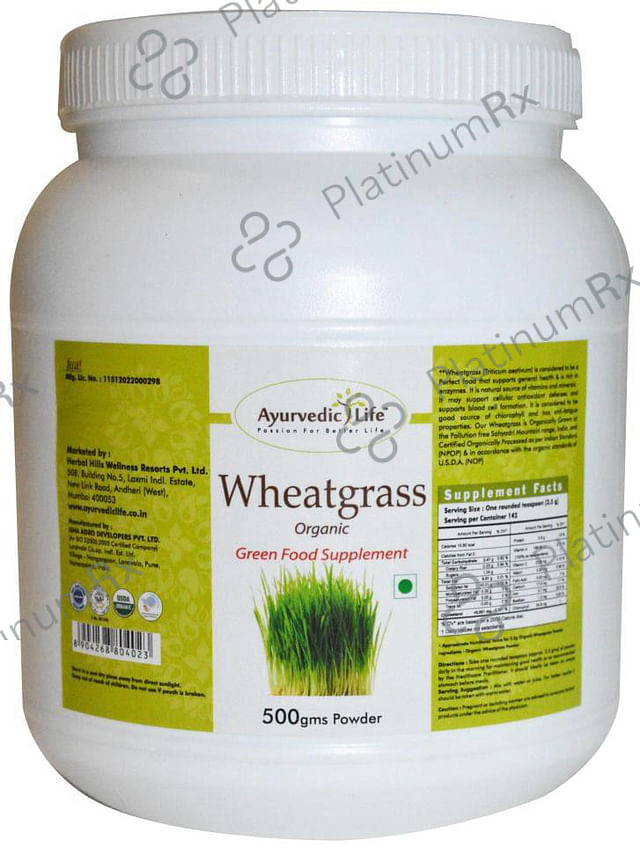 Ayurvedic Life Wheatgrass Powder 500 gm