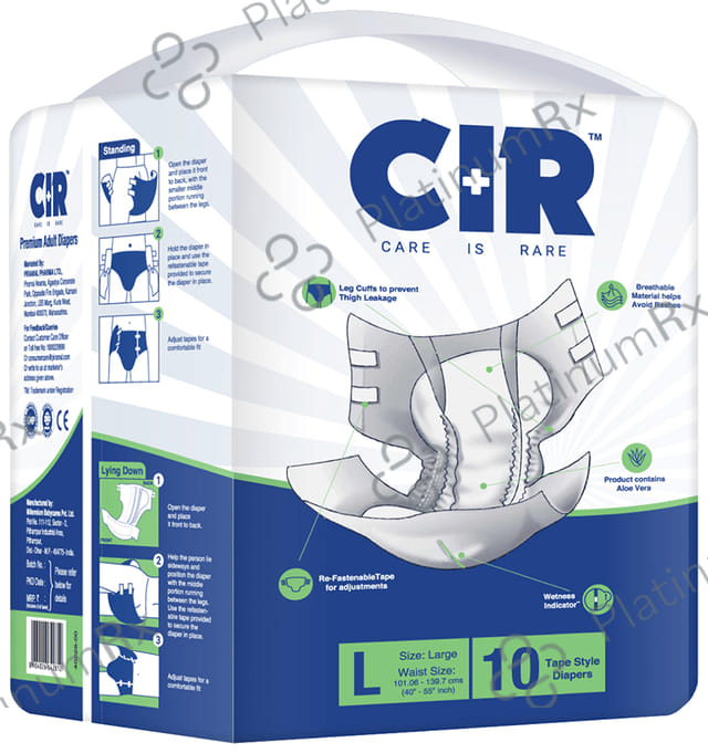CIR Premium Adult Unisex Diaper 10s