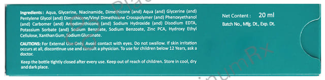 Sebonia Niacinamide Zinc Serum 20ml