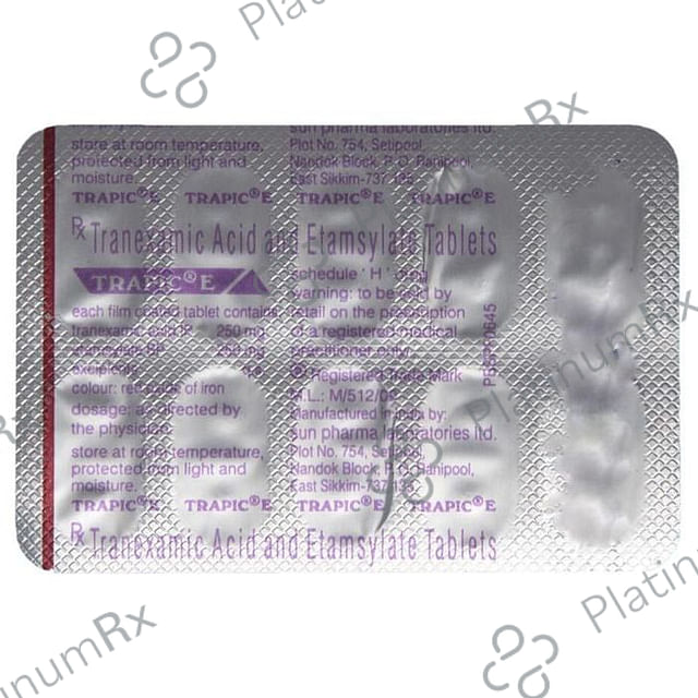 Trapic E 250/250mg Tablet 10s