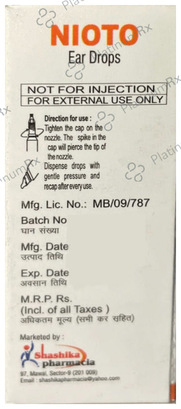 Nioto Ear Drop 5 ml