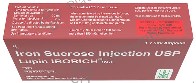 Lupin Irorich 100mg Injection 5ml