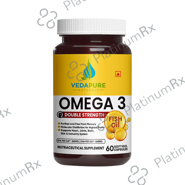 Vedapure Omega 3 Fish Oil Softgel Capsule 60s