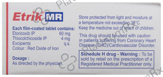 Etrik MR 60/4mg Tablet 10s