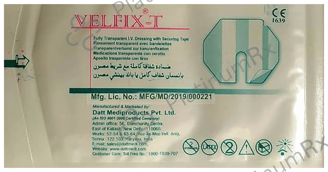 Datt Fully Transparent IV Dressing Tape 5cm x 6cm
