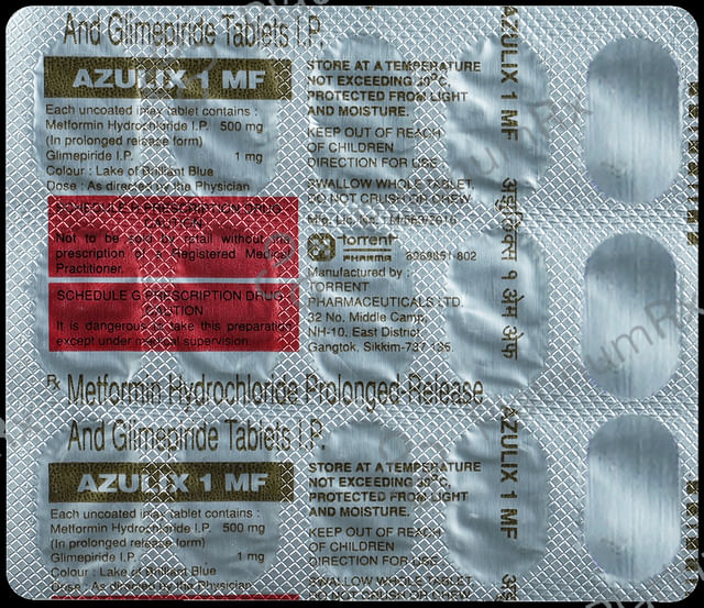 Azulix 1/500mg MF Tablet PR 15s