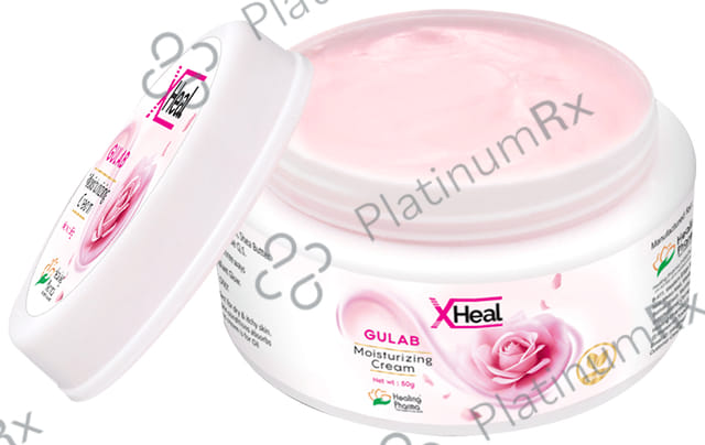 Healing Pharma X Heal Gulab Moisturizing Cream (50gm Each)