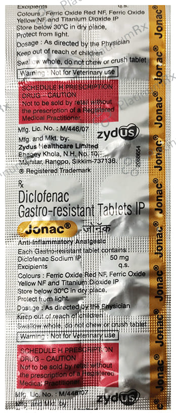 Jonac 50mg Tablet 10s