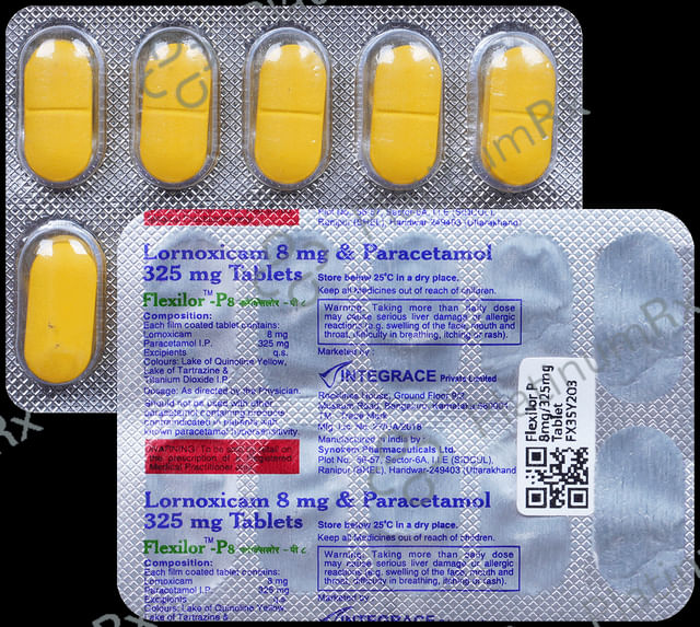 Flexilor P 8/325mg Tablet 10s