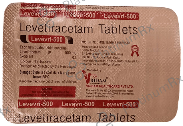 Levevri 500mg Tablet 10s