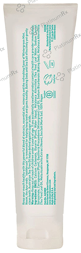 Desert Essence Toothpaste Wintergreen Tea Tree Oil & Neem