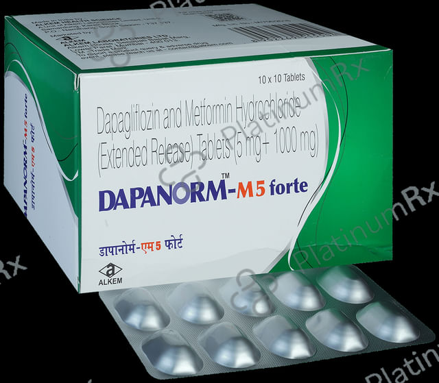 Dapanorm M Forte 5/1000mg Tablet ER 10s