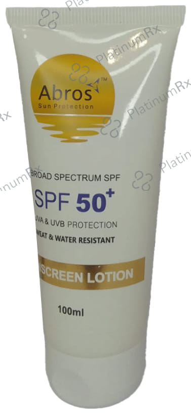 Abros Sun Protection Sunscreen Lotion SPF 50+ 100ml