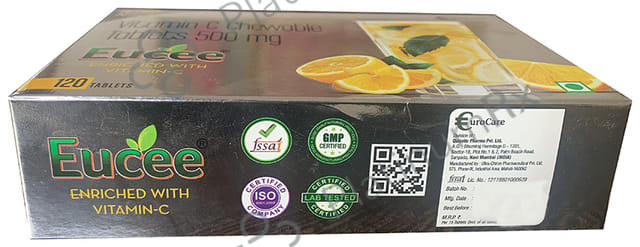 Eucee Vitamin C 500mg Chewable Tablet 120s