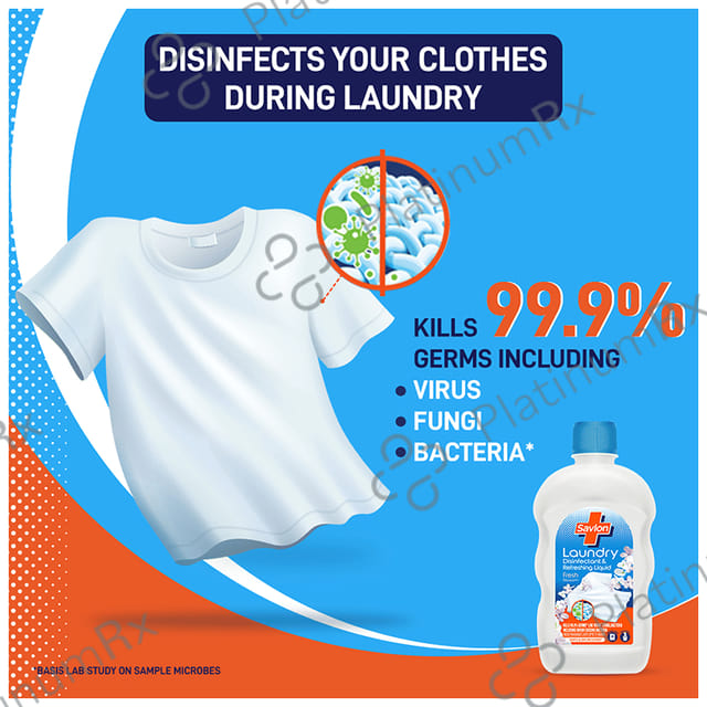 Savlon Laundry Disinfectant & Refreshing Liquid Fresh Blossom 500 ml